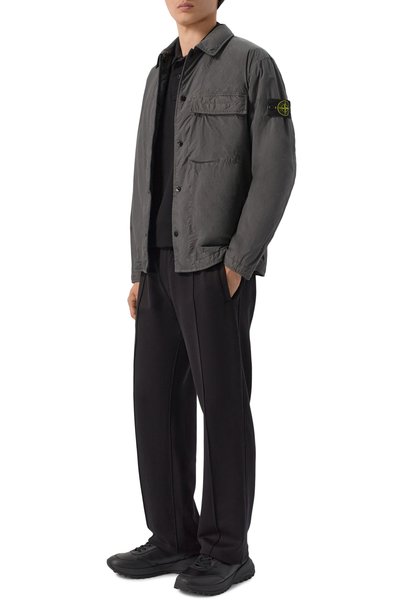 Куртка-рубашка STONE ISLAND темно-серого цвета по цене 88300 руб., арт. L1S151200002/S0A23, фото 2 Куртка-рубашка STONE ISLAND, арт. L1S151200002/S0A23, фото 2