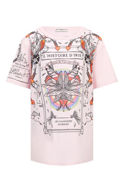 Женская хлопковая футболка GIVENCHY, арт. BW707Z3Z3V