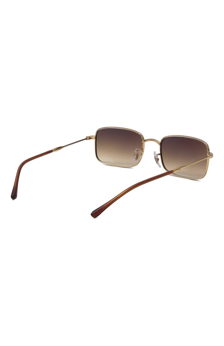 Женские солнцезащитные очки RAY-BAN коричневого цвета, арт. 3746-001/51 | Фото 5 (Региональные ограничения белый список (Axapta Mercury): Не проставлено; Нос: Не проставлено; Тип очков: С/з; Материал: Металл; Кросс-КТ: С/з-унисекс; Очки форма: Прямоугольные; Оптика Гендер: оптика-унисекс)