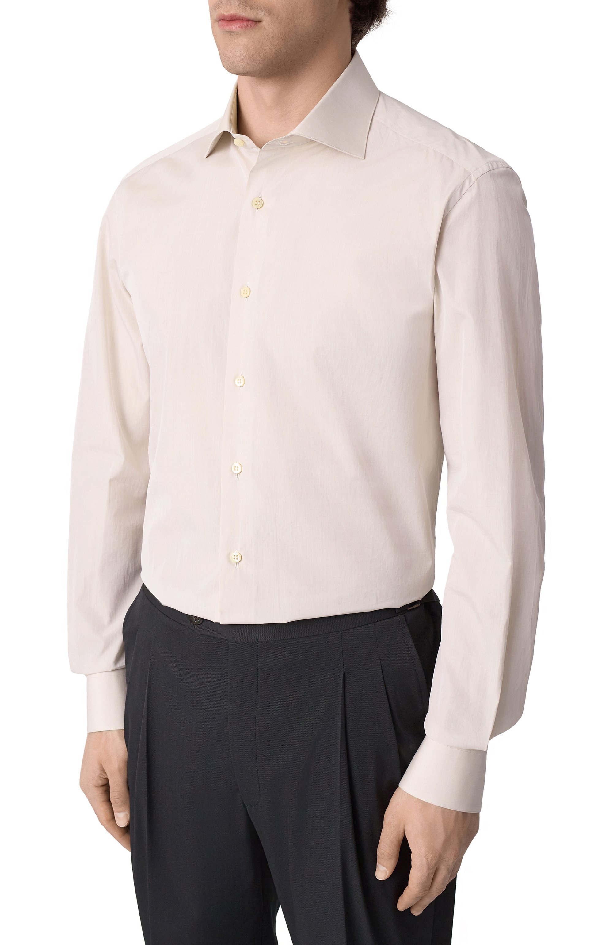 Хлопковая сорочка STEFANO RICCI, арт. MC007132/BN2900, фото 3