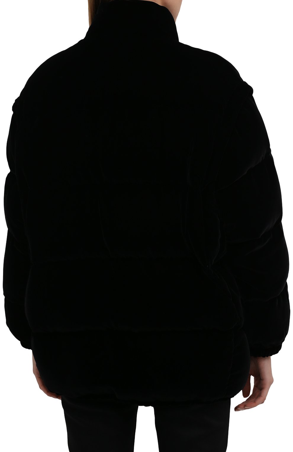 Бархатный пуховик PRADA, арт. 29X805-1XJX-F0002-202, фото 4