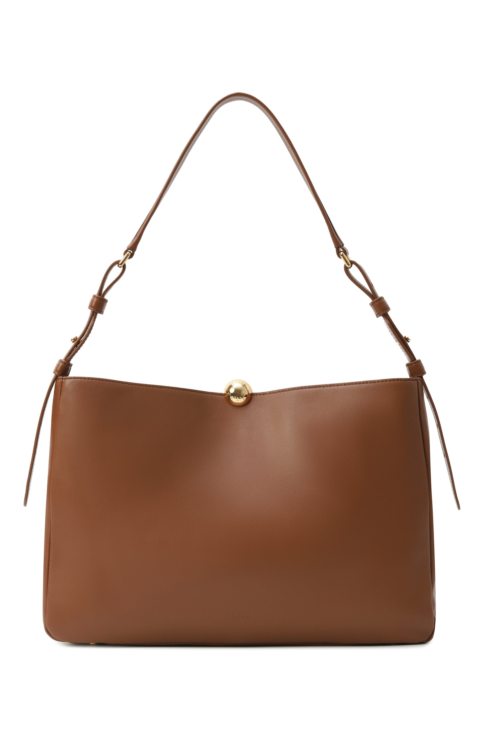 Сумка furla sfera soft large FURLA коричневого цвета по цене 59500 руб., арт. WB01365/BX3977, фото 6 Сумка furla sfera soft large FURLA, арт. WB01365/BX3977, фото 6