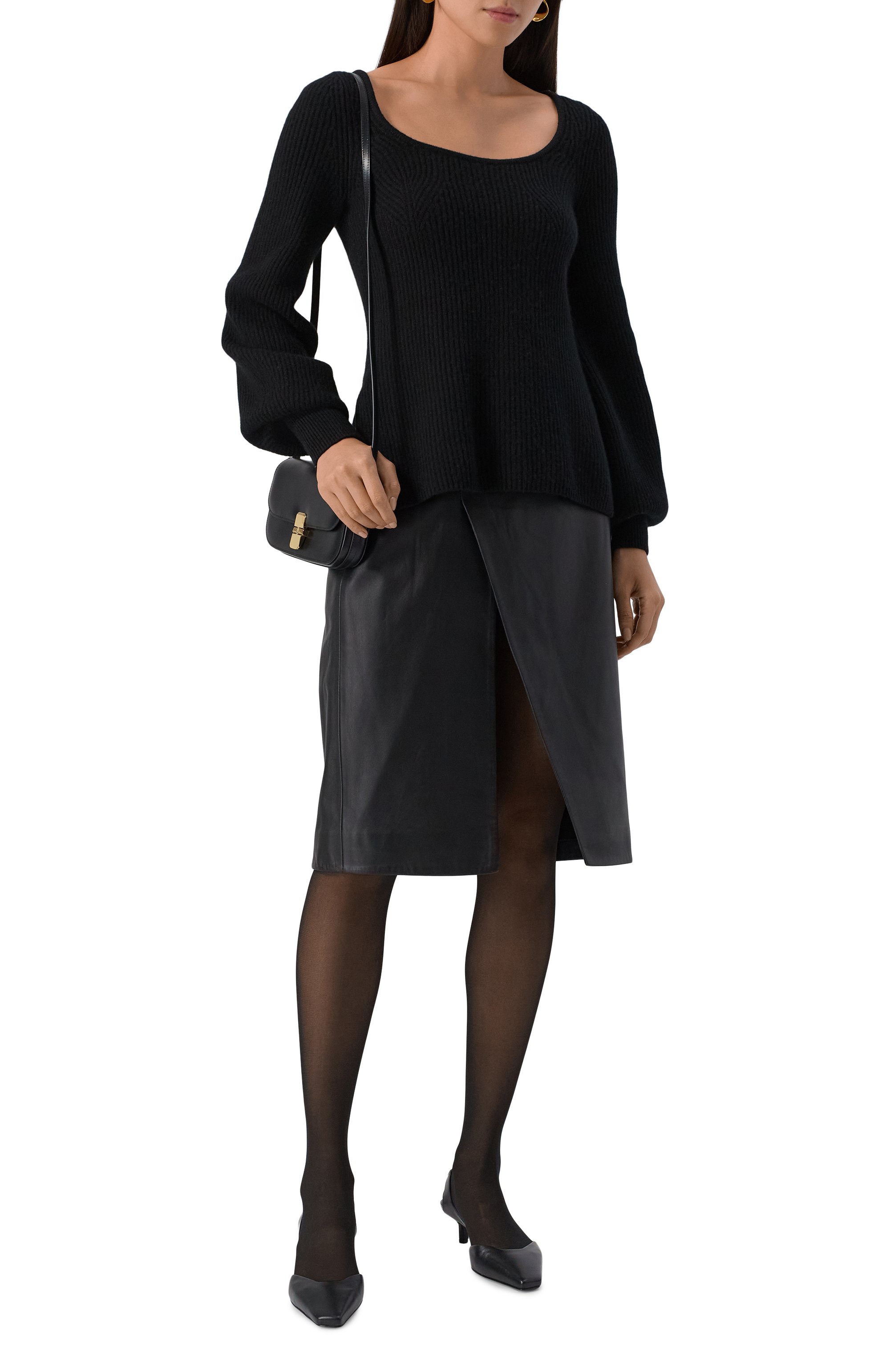 Кожаная юбка LOULOU DE SAISON, арт. EKARE, фото 2