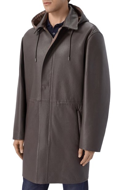 Кожаная парка MVST, арт. M25.1PM.C003*/CERV0 SILKY, фото 3