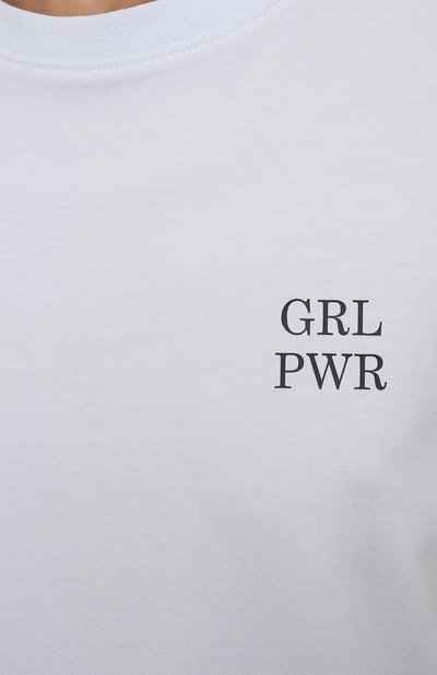 Хлопковая футболка SEVEN LAB, арт. T GP G019 white, фото 5