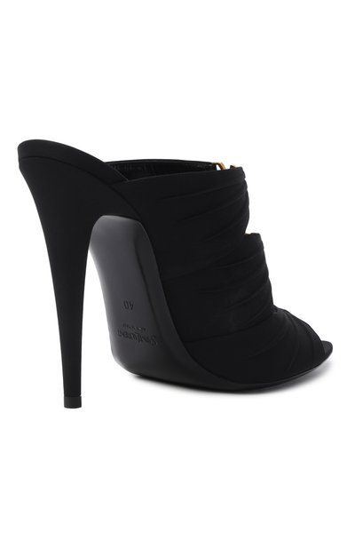 Текстильные мюли emilie 110 SAINT LAURENT, арт. 859545/AAF4G, фото 5