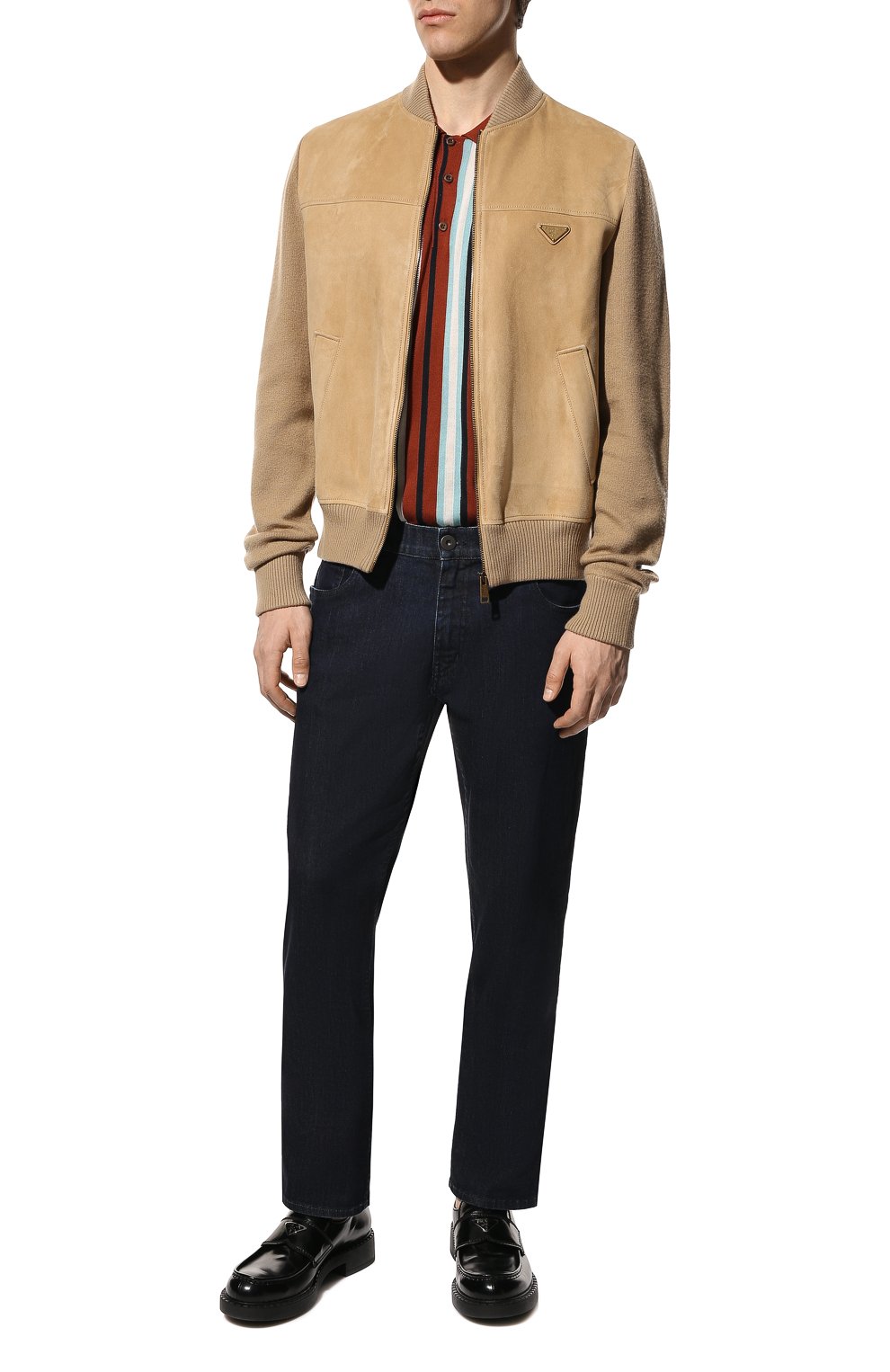 Комбинированный кардиган PRADA, арт. UPW413-1ZZ4-F0040, фото 2