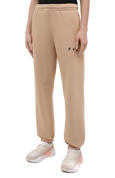 Хлопковые джоггеры OFF-WHITE, арт. 0WCH006S21JER001, фото 3
