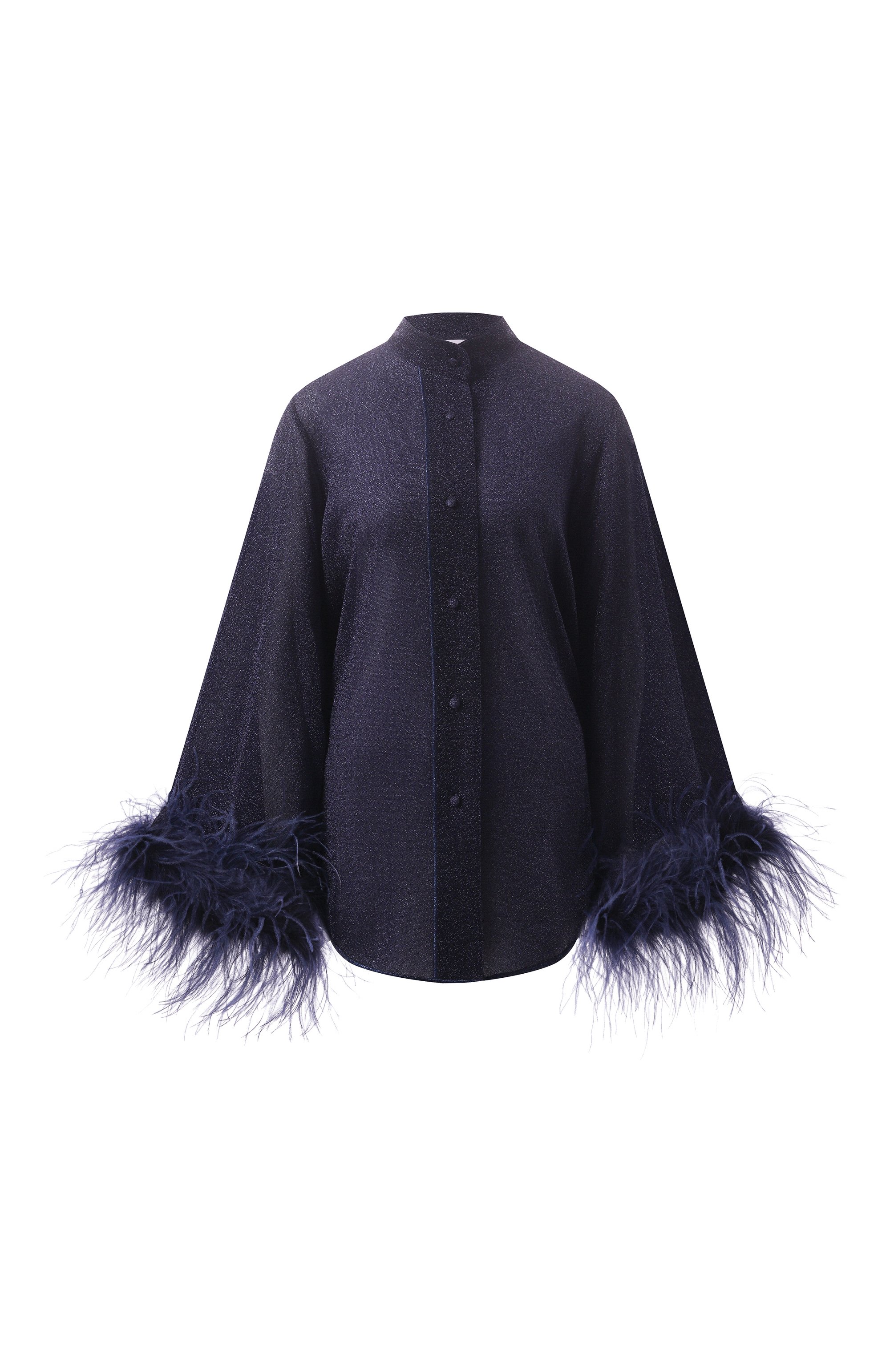 Блузка с отделкой перьями OSEREE, арт. LSF213, фото 1