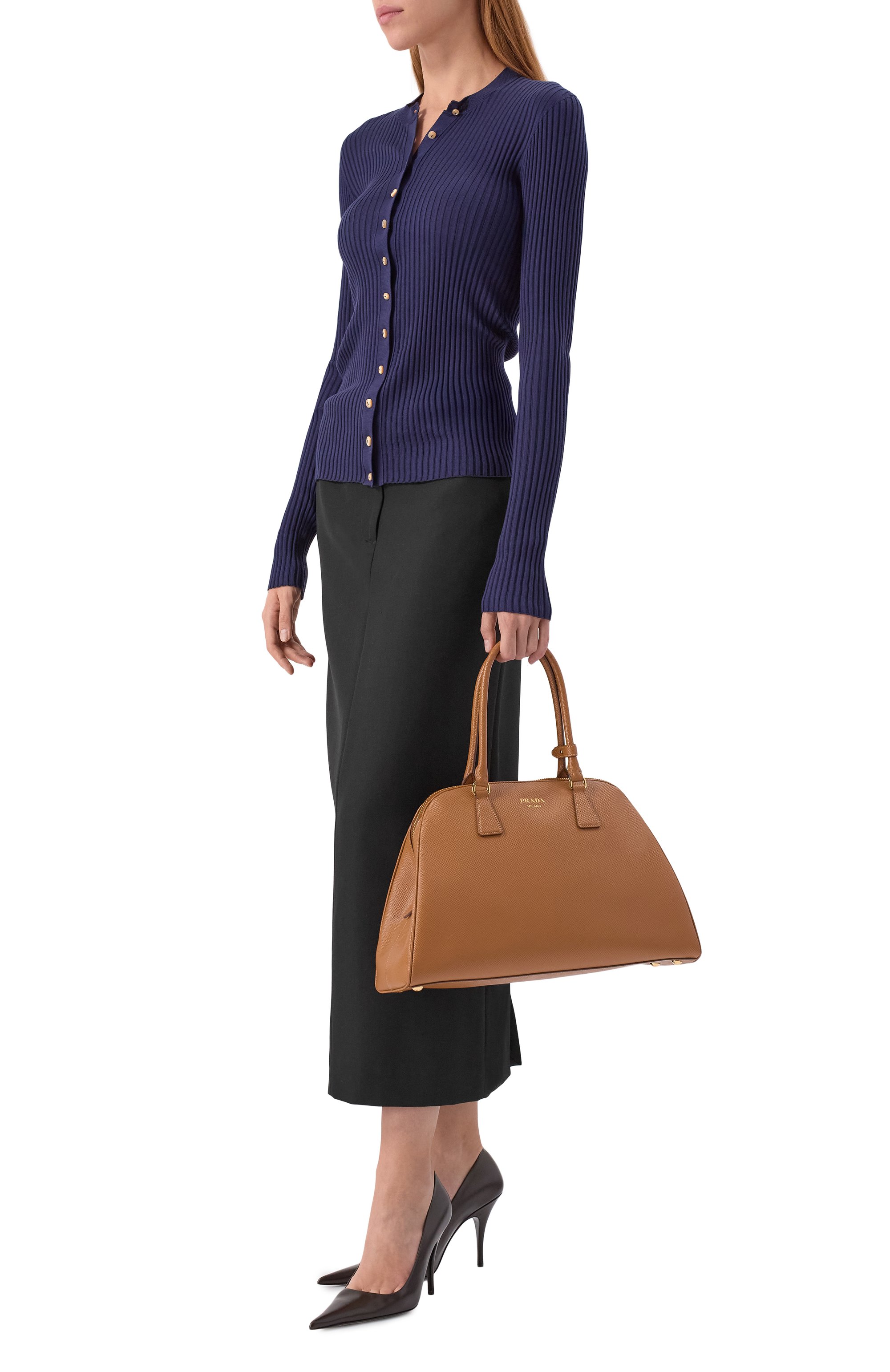 Сумка PRADA коричневого цвета по цене 529000 руб., арт. 1BG524/2A4A, фото 7 Сумка PRADA, арт. 1BG524/2A4A, фото 7