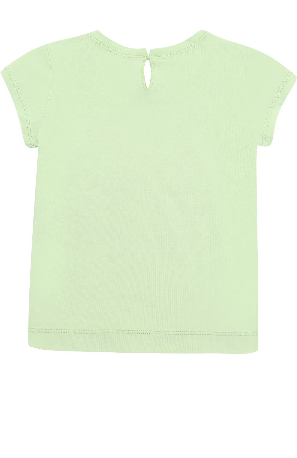 Футболка из эластичного хлопка с принтом и стразами MONNALISA, арт. 319612SK, фото 2