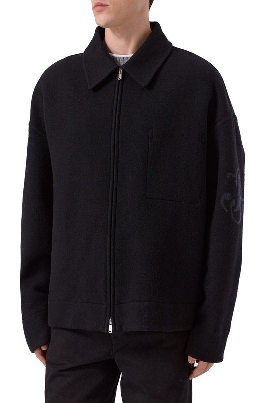 Шерстяная куртка Jil Sander J47BN0170-J40020 Чёрный  J47BN0170-J40020 Фото 3