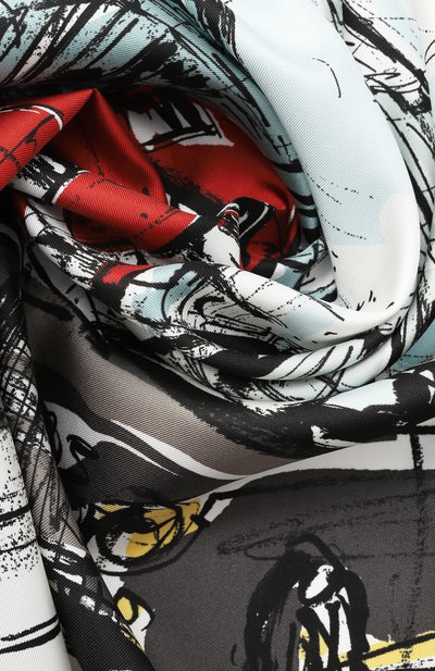 Шелковый платок BURBERRY, арт. 8102077, фото 3