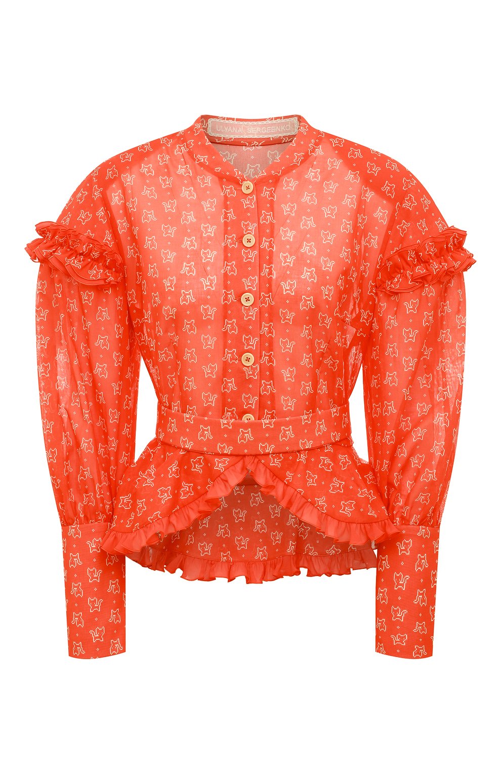 Хлопковая блузка ULYANA SERGEENKO, арт. CMA005SS22P 0341з22, фото 1