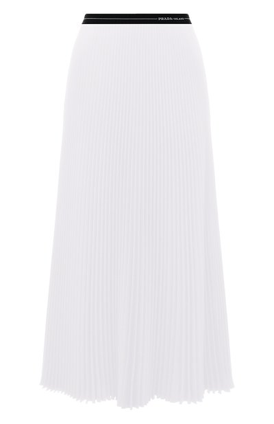 Женская плиссированная юбка PRADA, арт. P199N-1R08-F0009-182