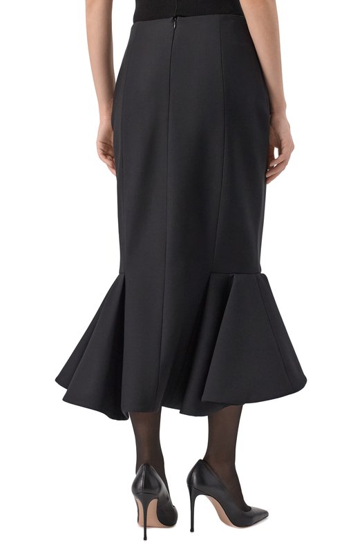 Шерстяная юбка Shervarli SK-25-0018 Чёрный  SK-25-0018 Фото 4