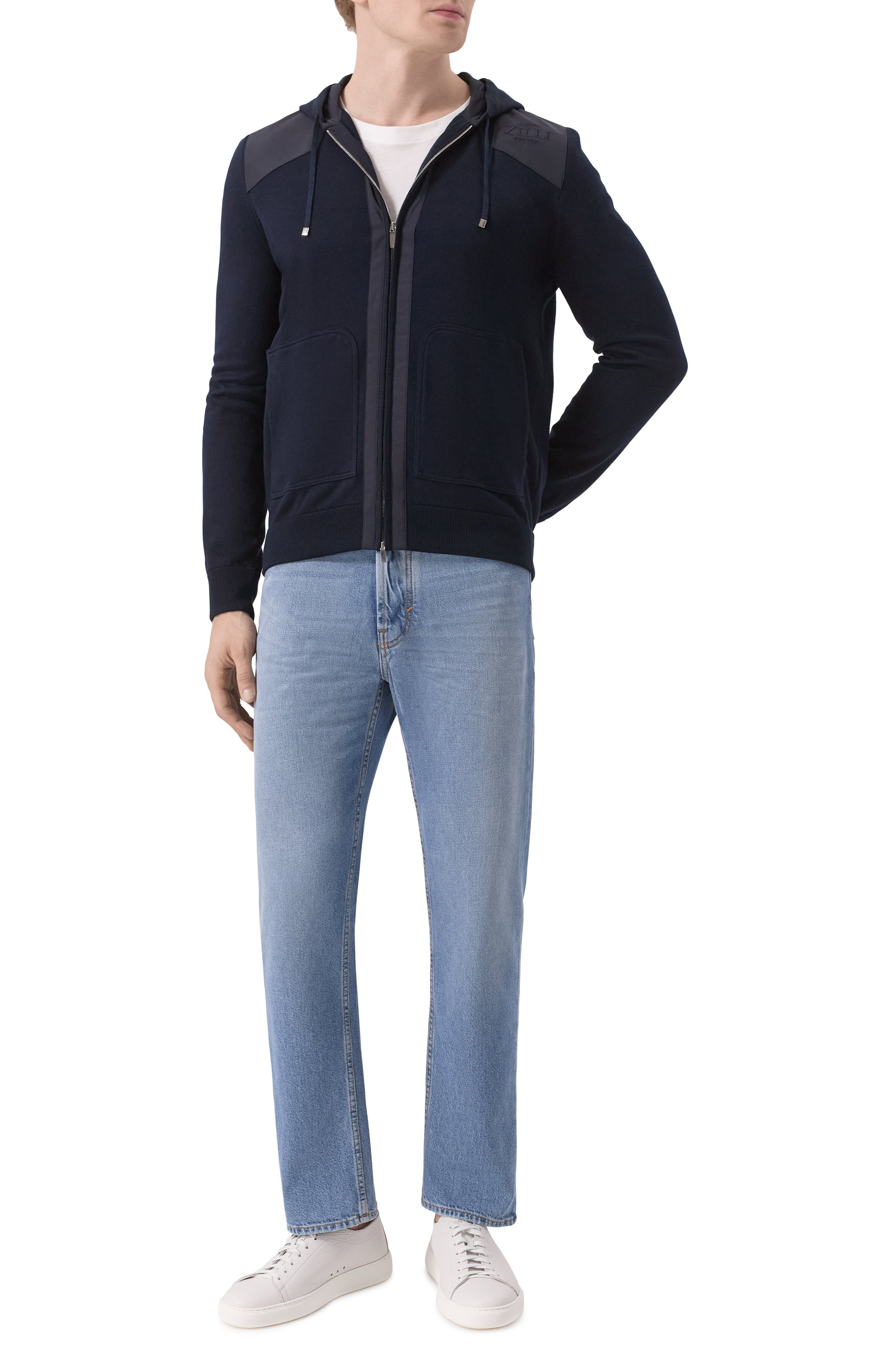 Кардиган из хлопка и шелка ZILLI, арт. JSS001M0142VSDE00, фото 2