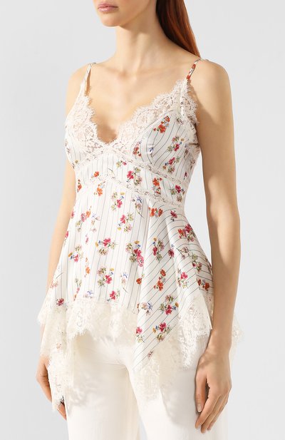 Топ с кружевной отделкой ERMANNO ERMANNO SCERVINO, арт. 44 T T003 FGE, фото 3