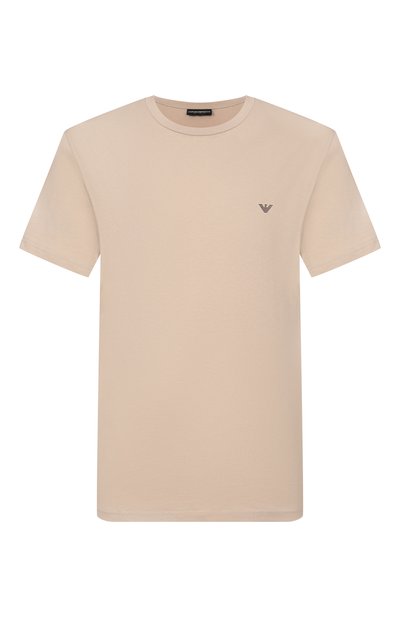 Мужская хлопковая футболка EMPORIO ARMANI, арт. EM000574/AF20451