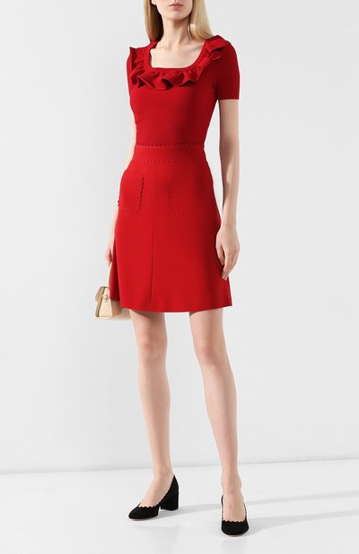 Топ из вискозы REDVALENTINO, арт. SR3KCB48/4G5, фото 2