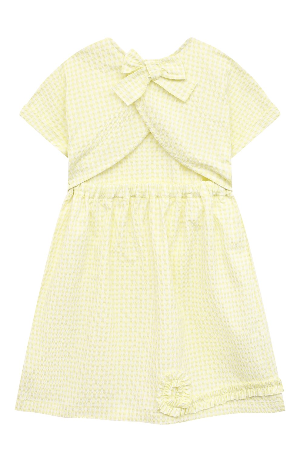 Платье IL GUFO желтого цвета по цене 15050 руб., арт. P21VM635C3125/5A-8A, фото 2 Платье IL GUFO, арт. P21VM635C3125/5A-8A, фото 2