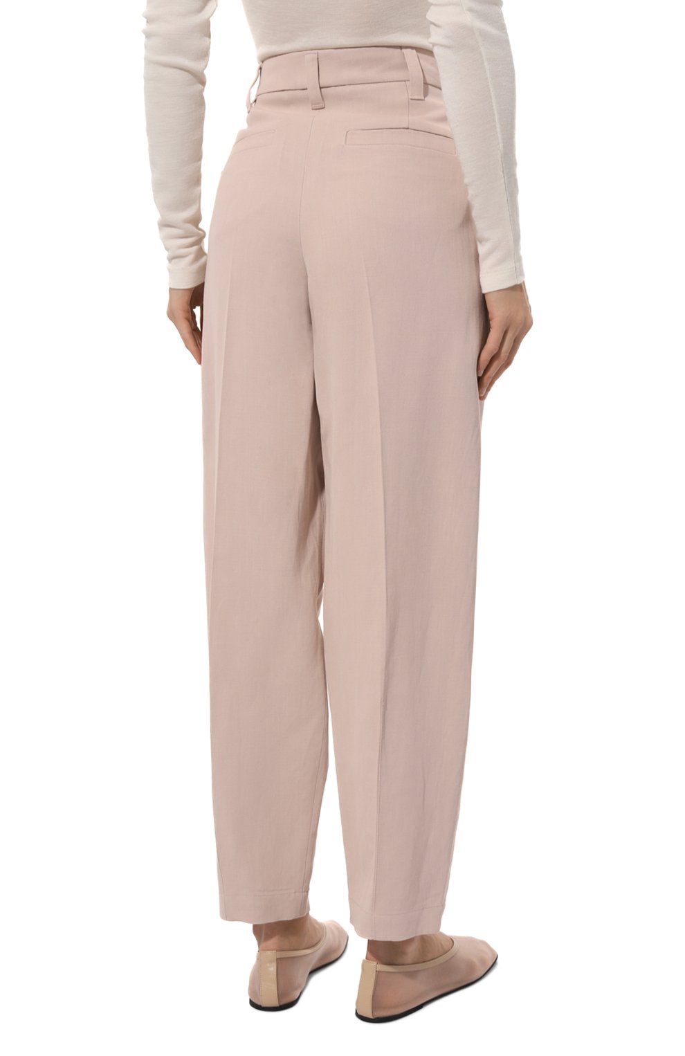 Брюки из вискозы и льна BRUNELLO CUCINELLI, арт. MH579B1297, фото 4