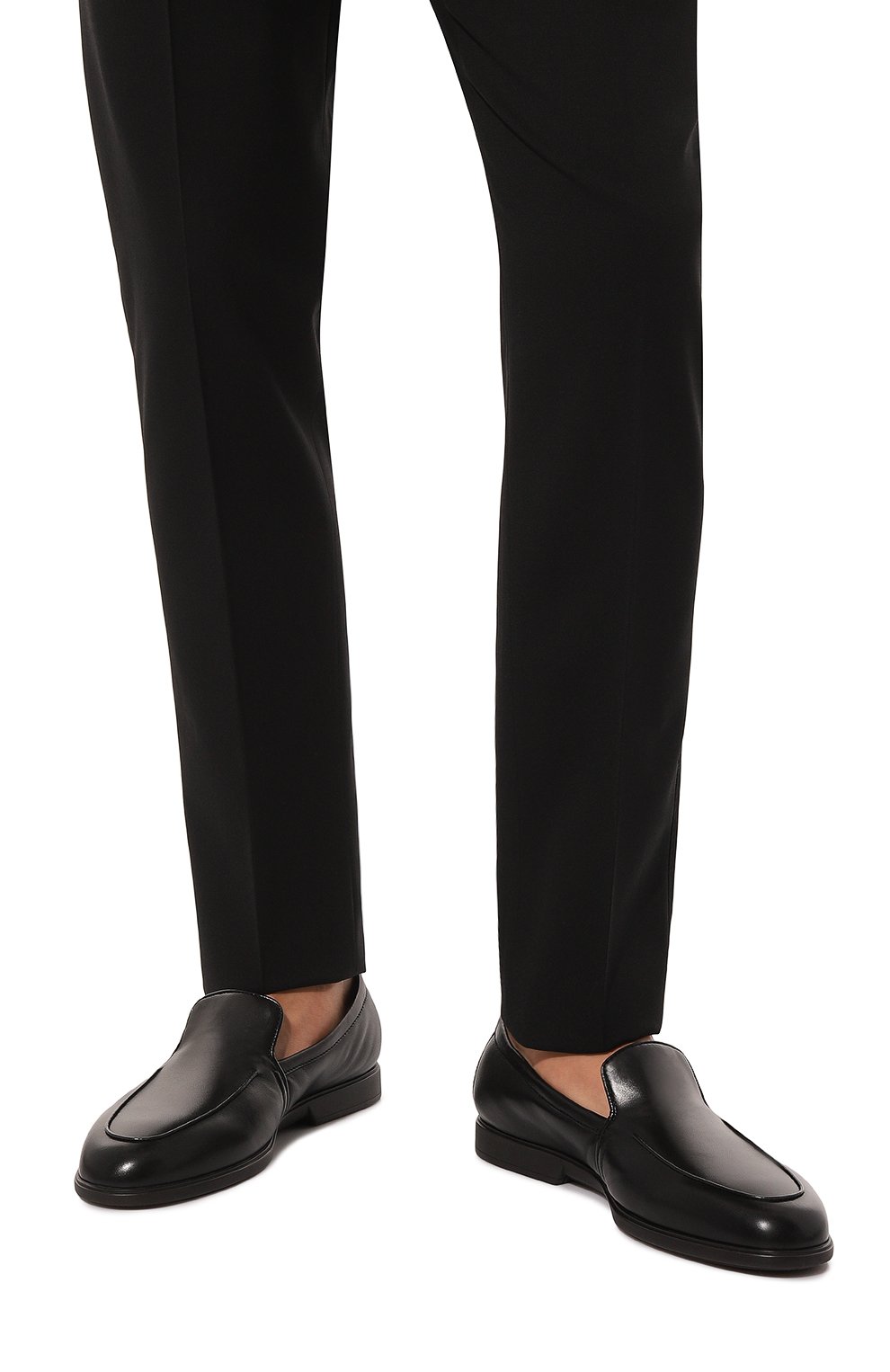 Кожаные лоферы malibu SANTONI, арт. MGAG18829SM0KDYA, фото 3