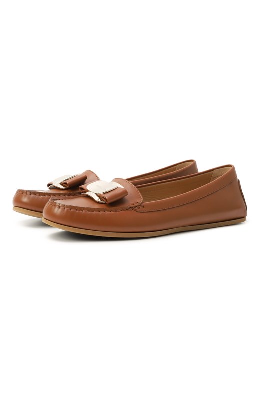 фото Кожаные лоферы new vara ferragamo