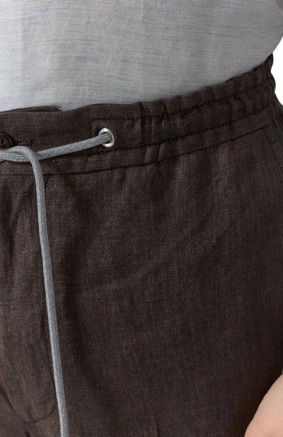 Льняные брюки CORNELIANI, арт. 254L27-2514159, фото 5