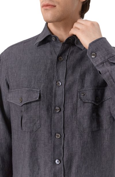 Льняная рубашка STEFANO RICCI, арт. SP007711/BX2930, фото 5