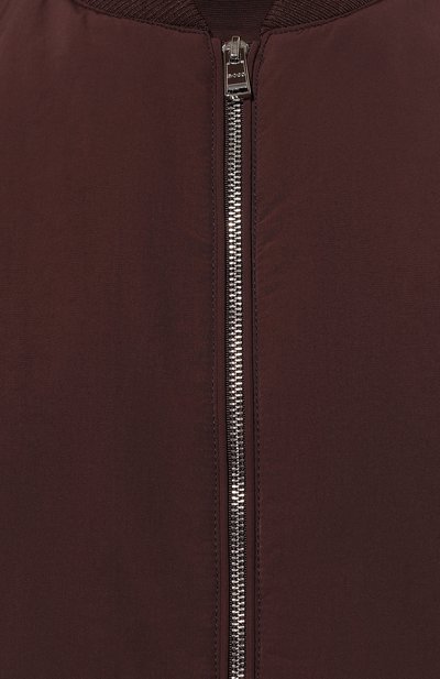 Утепленный бомбер BOSS бордового цвета по цене 39200 руб., арт. 50519981, фото 5 Утепленный бомбер BOSS, арт. 50519981, фото 5