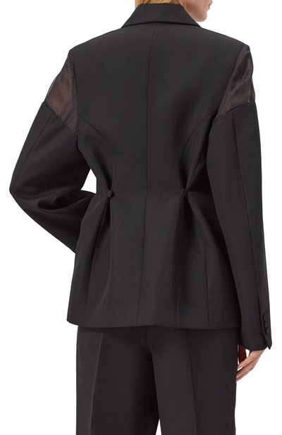 Шерстяной жакет ARMARIUM черного цвета по цене 251000 руб., арт. ARMFWB010/W022, фото 4 Шерстяной жакет ARMARIUM, арт. ARMFWB010/W022, фото 4