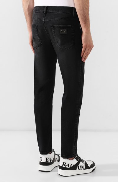 Джинсы DOLCE & GABBANA черного цвета по цене 93750 руб., арт. GY07LD/G8AZ5, фото 4 Джинсы DOLCE & GABBANA, арт. GY07LD/G8AZ5, фото 4