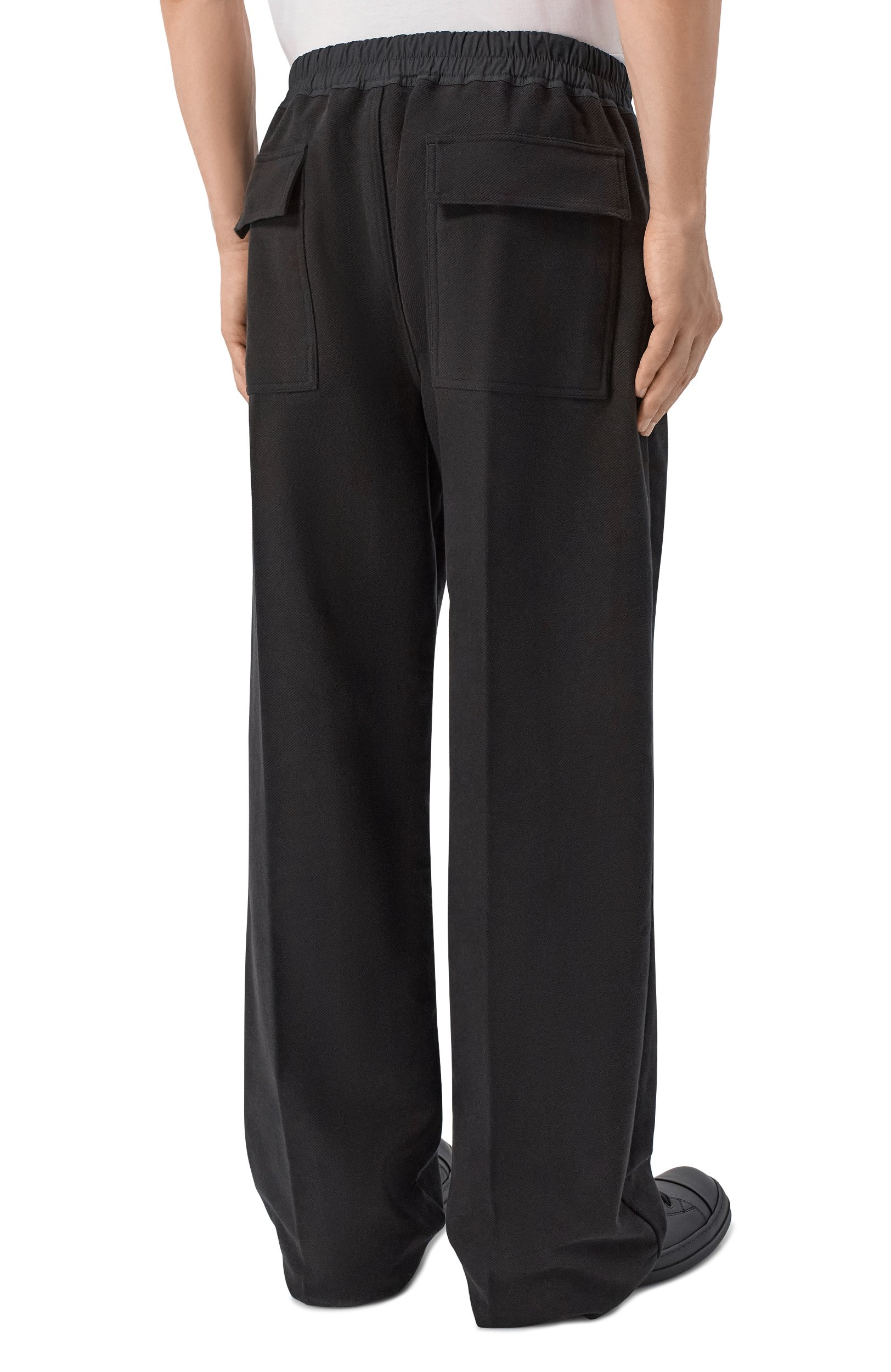 Хлопковые брюки RICK OWENS, арт. RU02F4378/TB, фото 4