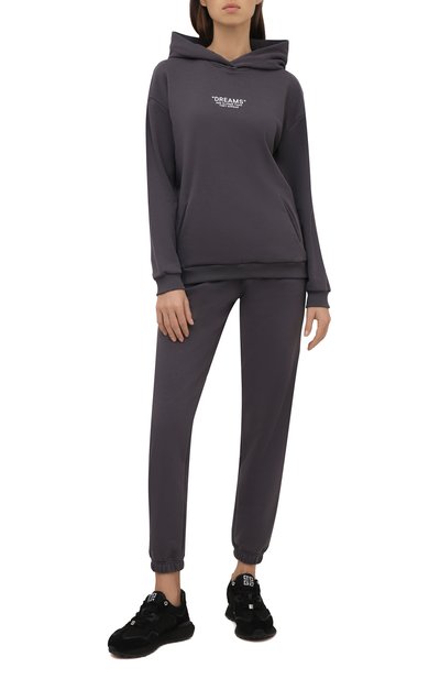 Женский хлопковый костюм SEVEN LAB, арт. HP7-D charcoal