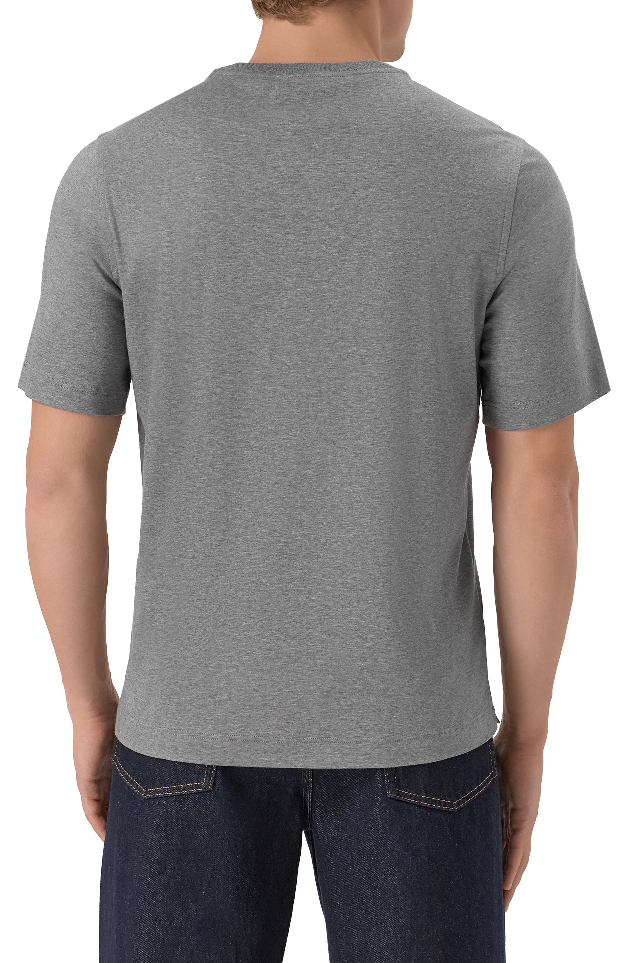 Хлопковая футболка ZILLI, арт. TSR02AM0100VZL000, фото 4