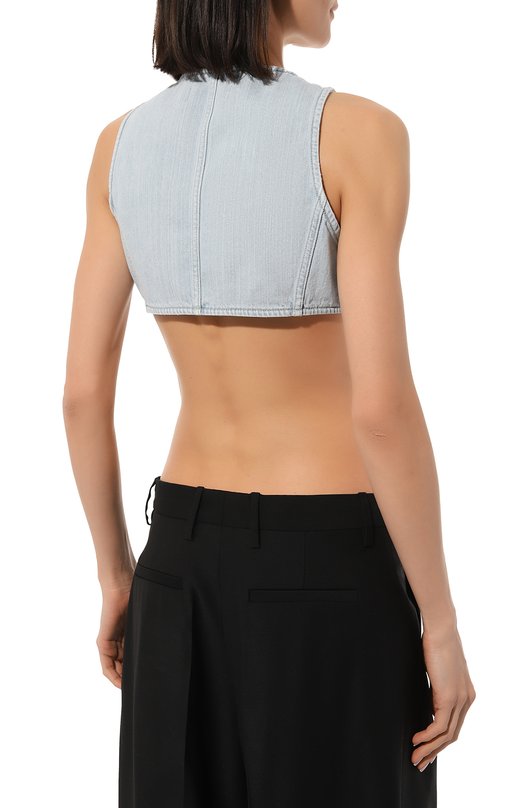 Джинсовый топ Drae Голубой, фото 4