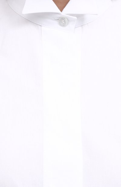 Хлопковая рубашка ALEXANDRE VAUTHIER белого цвета по цене 65450 руб., арт. 204SH1351 0192-1030, фото 5 Хлопковая рубашка ALEXANDRE VAUTHIER, арт. 204SH1351 0192-1030, фото 5