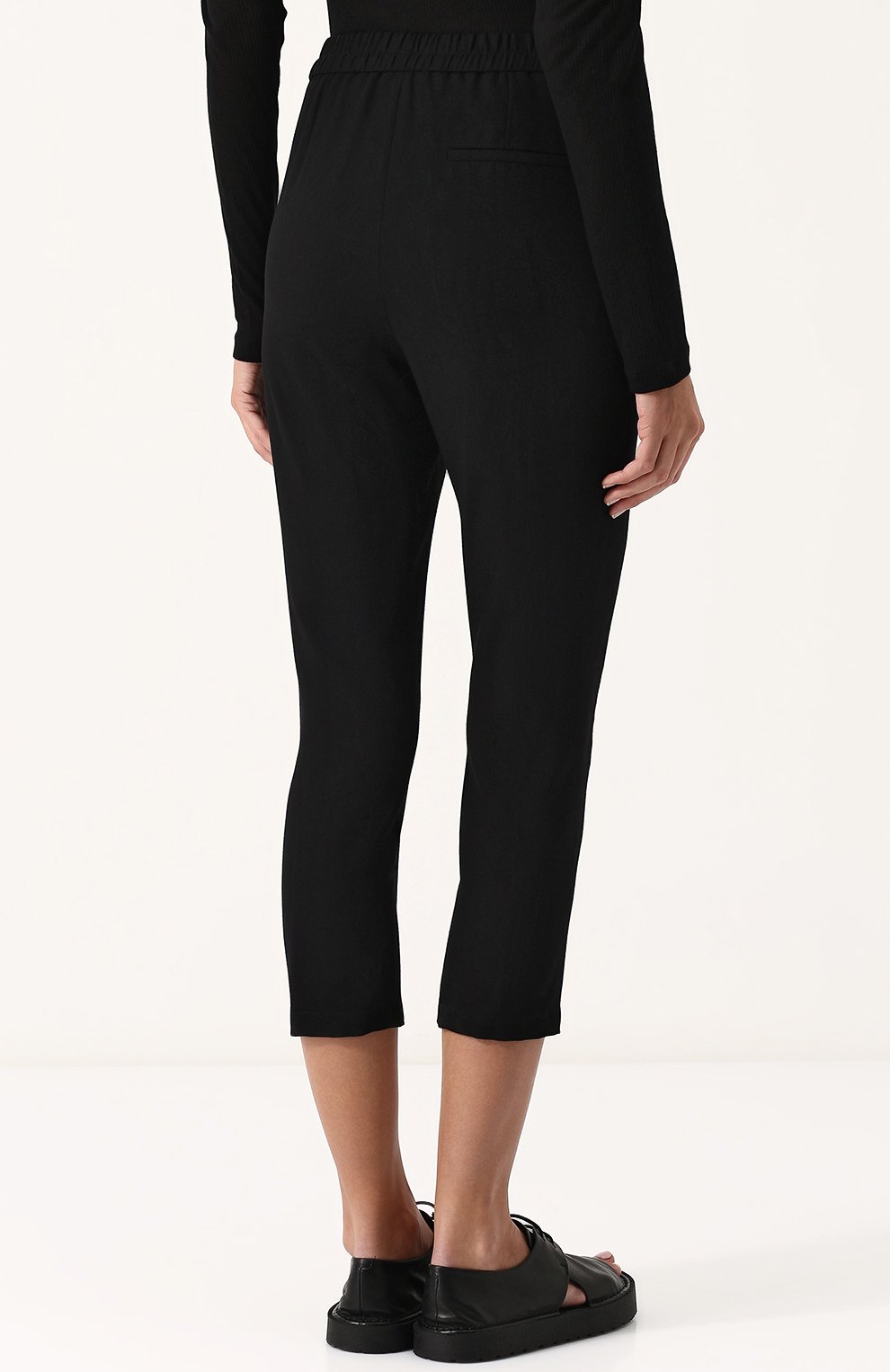 Укороченные шерстяные брюки ANN DEMEULEMEESTER, арт. 1801-1412-P-170-099, фото 4