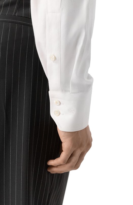 Хлопковая сорочка Van Laack VL-RIVARA-SF/150274 Белый  VL-RIVARA-SF/150274 Фото 5