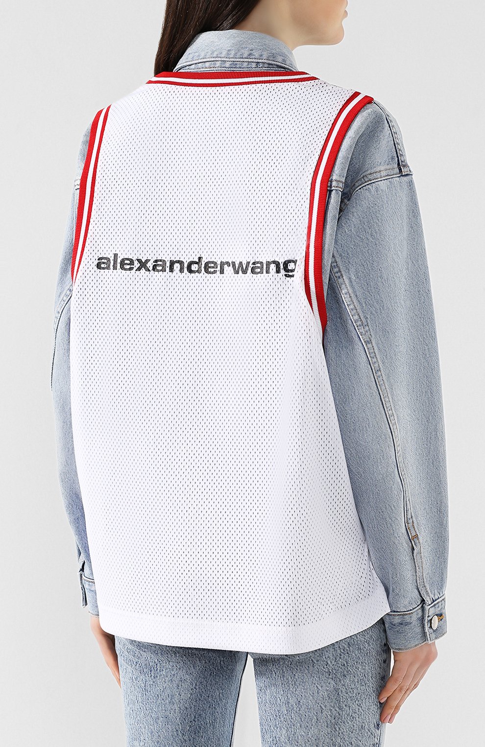 Джинсовая куртка ALEXANDER WANG, арт. 4D992446BZ, фото 4