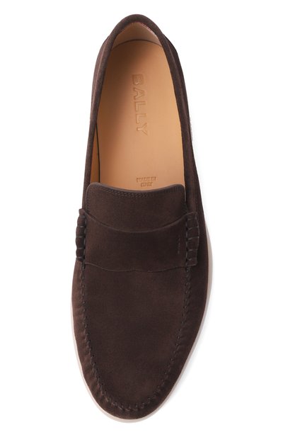 Замшевые лоферы switz moc BALLY, арт. MSF0L6/SU044, фото 5