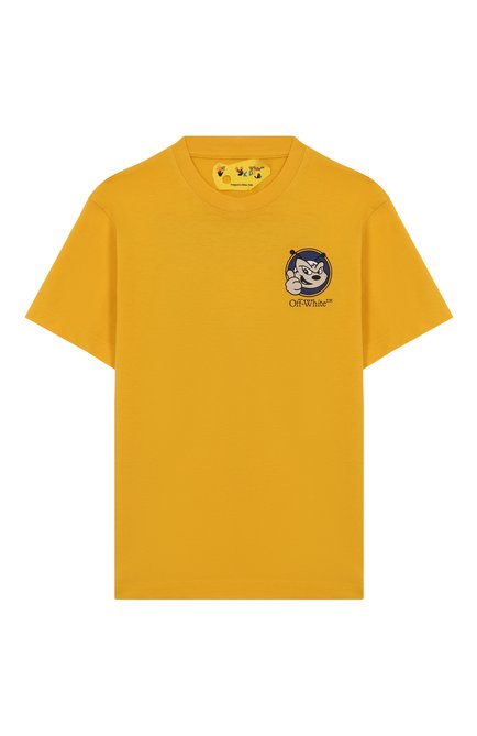 Хлопковая футболка OFF-WHITE, арт. 0BAA002F23JER011
