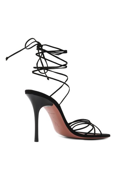 Замшевые босоножки lori 95 AMINA MUADDI, арт. L0RI LACE UP 95, фото 5