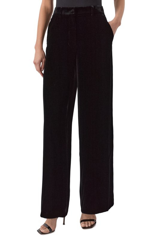 Бархатные брюки Giorgio Armani GW001563/TE10831 Чёрный  GW001563/TE10831 Фото 3