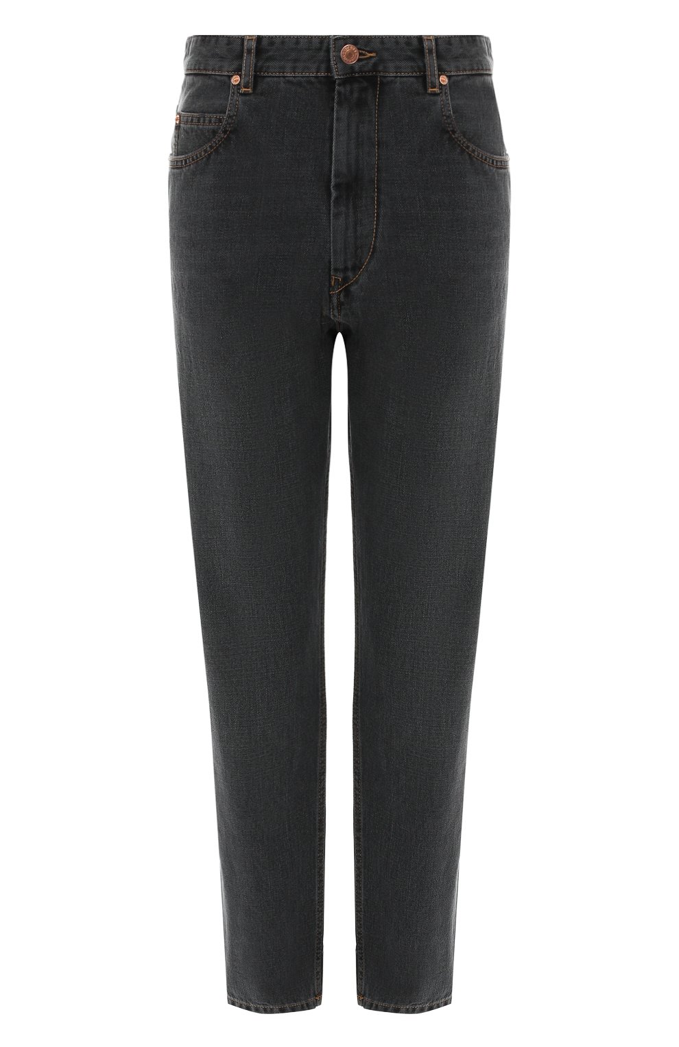 Укороченные джинсы ISABEL MARANT ETOILE черного цвета по цене 23350 руб., арт. PA1135-19P013E/NEA, фото 1 Укороченные джинсы ISABEL MARANT ETOILE, арт. PA1135-19P013E/NEA, фото 1