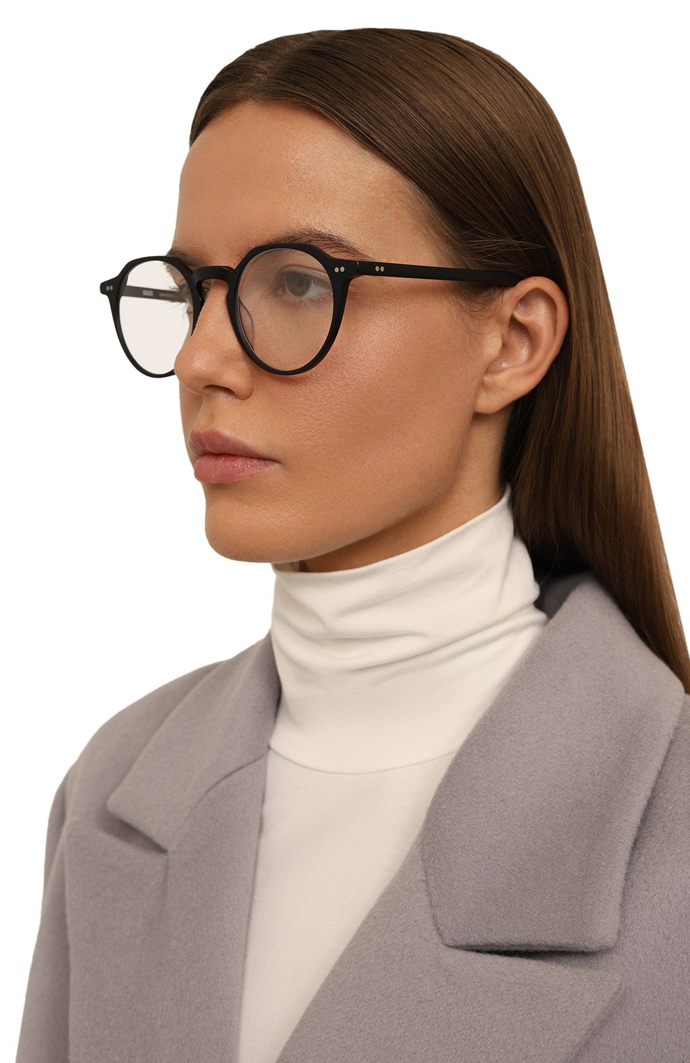 Оправа KALEOS черного цвета по цене 23400 руб., арт. VACCARD BIG C-001, фото 2 Оправа KALEOS, арт. VACCARD BIG C-001, фото 2