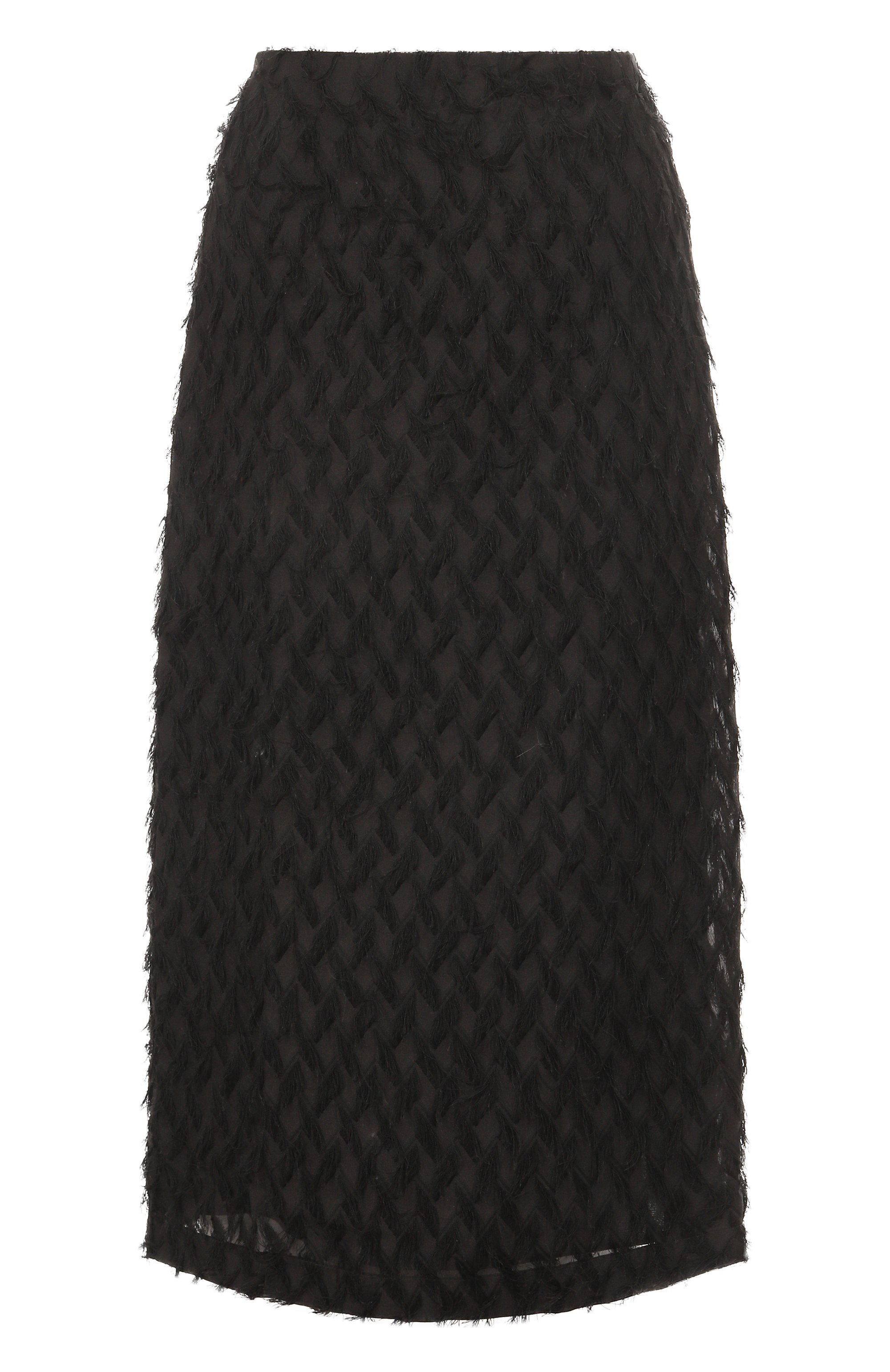 Юбка HUGO черного цвета по цене 23950 руб., арт. 50547230, фото 1 Юбка HUGO, арт. 50547230, фото 1