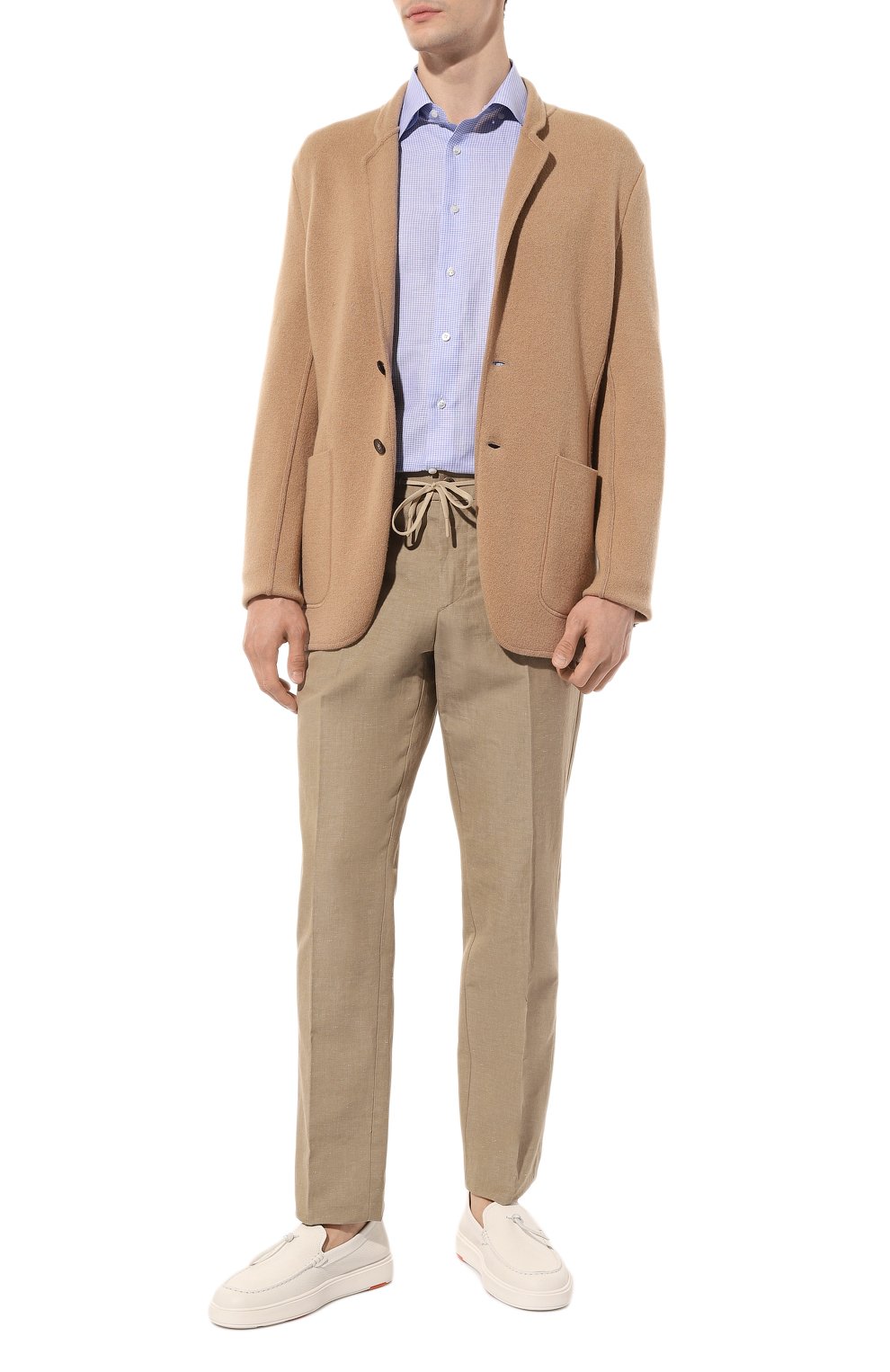 Рубашка из хлопка и льна STEFANO RICCI, арт. MC006892/R2561, фото 2