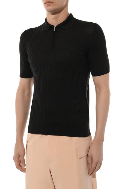 Шелковое поло ZILLI, арт. KZP002M0640VST000, фото 3